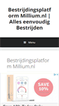 Mobile Screenshot of millium.nl